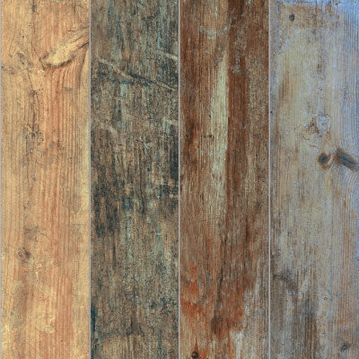 Chesapeake Eko Wood Porcelain Floor 6" x 36" Plank Multicolor