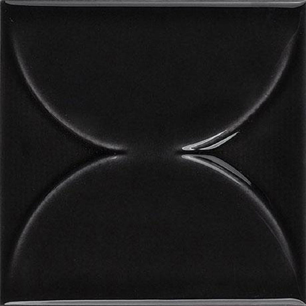 Marazzi Nu_Tempo 4" x 4" Arc Glossy Midnight City