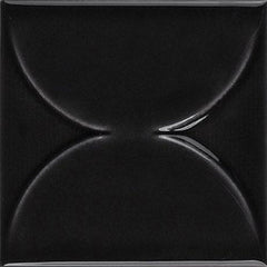 Marazzi Nu_Tempo 4" x 4" Arc Glossy Midnight City