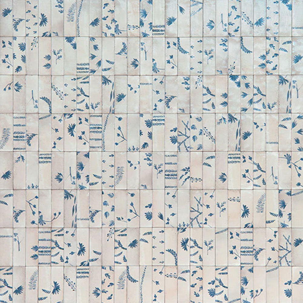 Marazzi Rice 2" X 6" Natural Deco Leaf
