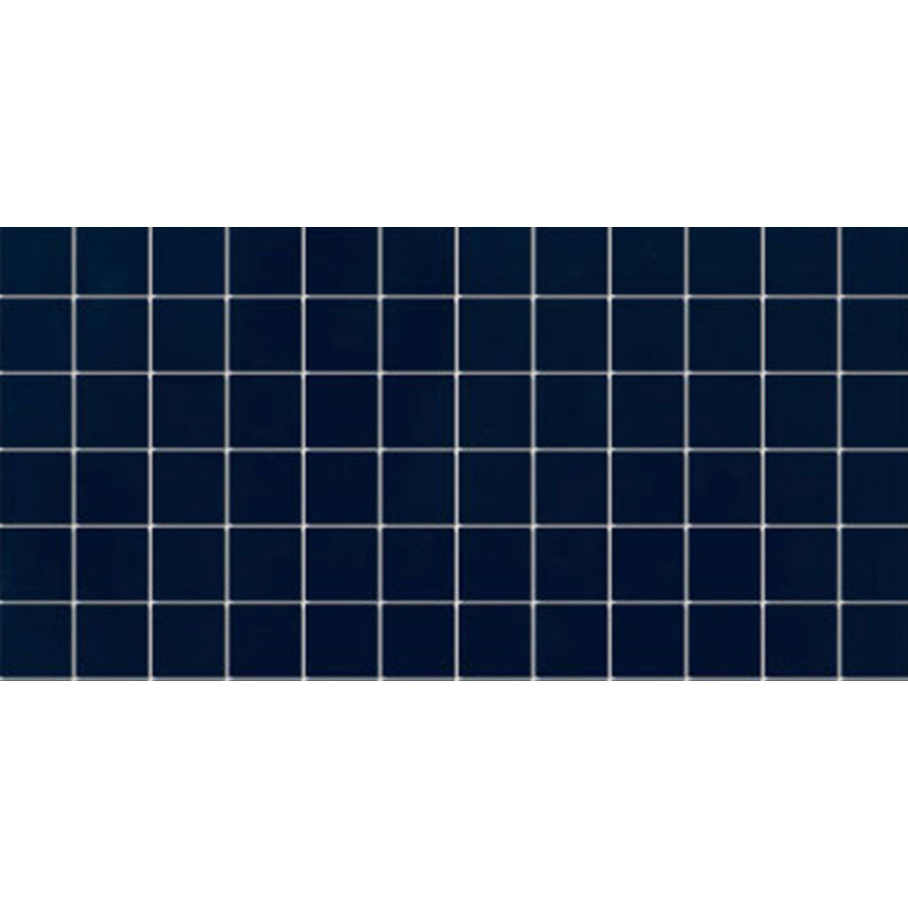 American Olean Color Story 12" X 24" Dot mounted Mosaic Navy