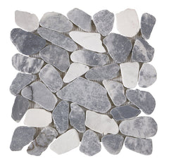 Emser Opuscar 12" X 12" Grand Pebble Mosaic Evening