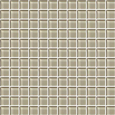 American Olean Color Appeal 11.75" X 11.75" Glass Mosaics Oxford Tan