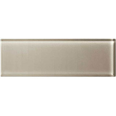 American Olean Color Appeal 4" X 12" Glass Mosaics Oxford Tan