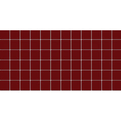 American Olean Color Story 12" X 24" Dot mounted Mosaic Passion