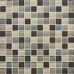 American Olean Color Appeal 11.75" X 11.75" Glass Mosaics Pecan Grove