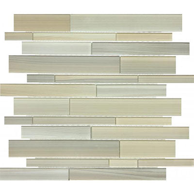 Chesapeake Fused Glass Random Strip Mosaic Plantation