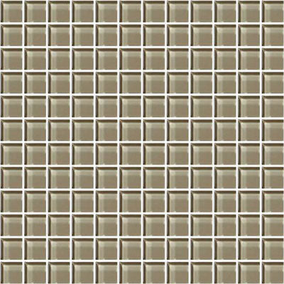 American Olean Color Appeal 11.75" X 11.75" Glass Mosaics Plaza Taupe