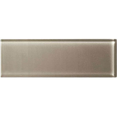 American Olean Color Appeal 4" X 12" Glass Mosaics Plaza Taupe