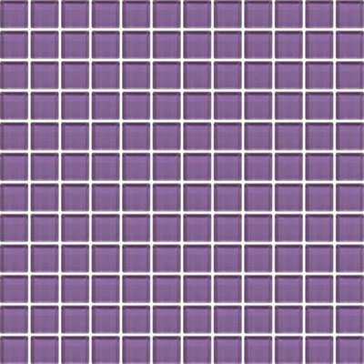 American Olean Color Appeal 11.75" X 11.75" Glass Mosaics Plum