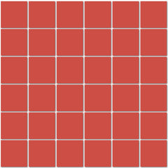 American Olean ClearFace Mount 12" X 12" Red