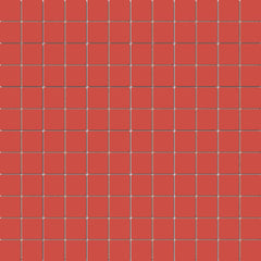 American Olean ClearFace Mount 12" X 12" Mosaic Red