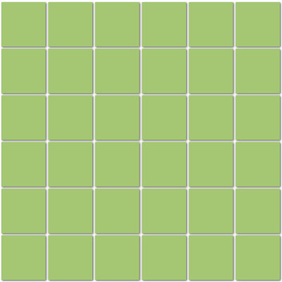 American Olean ClearFace Mount 12" X 12" Key Lime