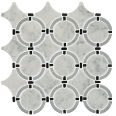 Daltile Raine 14" X 12" Linked Ring Cirrus Storm Bld