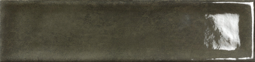 Emser Raku 3"x12" Polished Olive