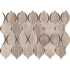 American Olean Presario 11.75" X 12" Lantern Mosaic Reverent Taupe