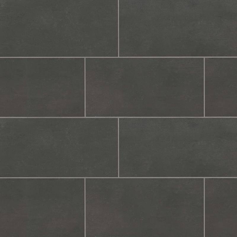 Bedrosians Simply Modern 12" x 24" Honed Black