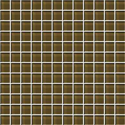 American Olean Color Appeal 11.75" X 11.75" Glass Mosaics Sable