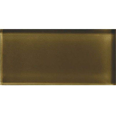 American Olean Color Appeal 3" X 6" Glass Mosaics Sable