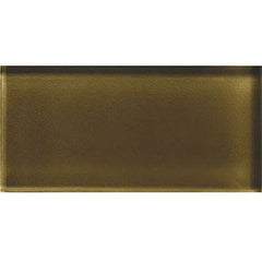 American Olean Color Appeal 3" X 6" Glass Mosaics Sable
