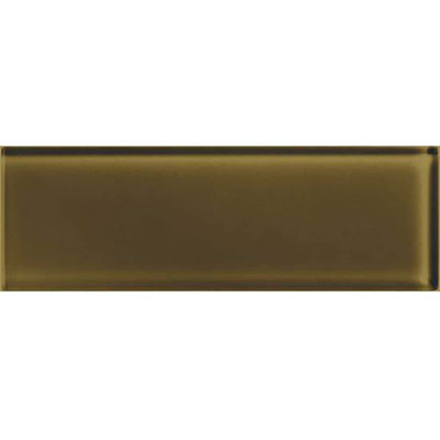 American Olean Color Appeal 4" X 12" Glass Mosaics Sable