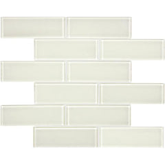 Chesapeake Essentials Glass 2" x 6" Brick Mosaic Sand