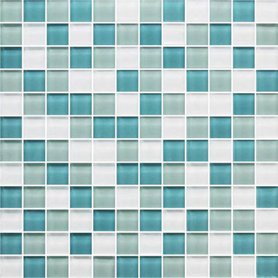 American Olean Color Appeal 11.75" X 11.75" Glass Mosaics Sea Pearl
