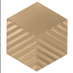 Daltile Stare Electric 5" X 6" Tread Shock Gold