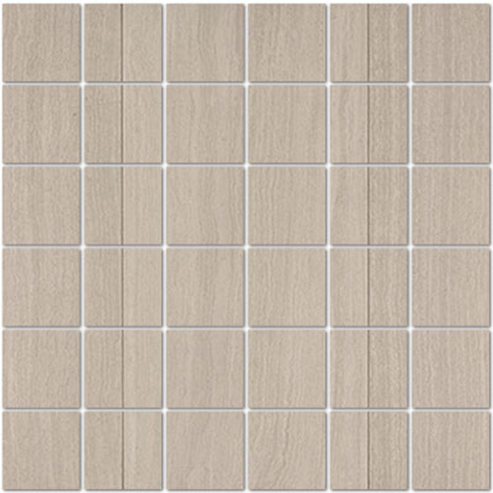Chesapeake Vein Stratos 2" x 2" Mosaic Silver