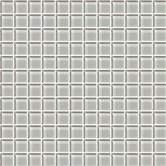 American Olean Color Appeal 11.75" X 11.75" Glass Mosaics Silver Cloud