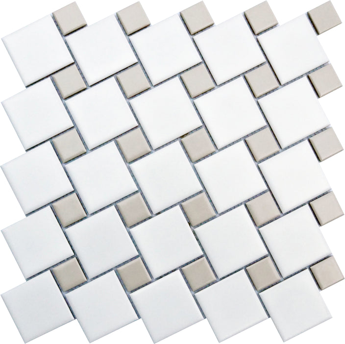 Emser Spin 11"x11" Dot Mosaic Fawn