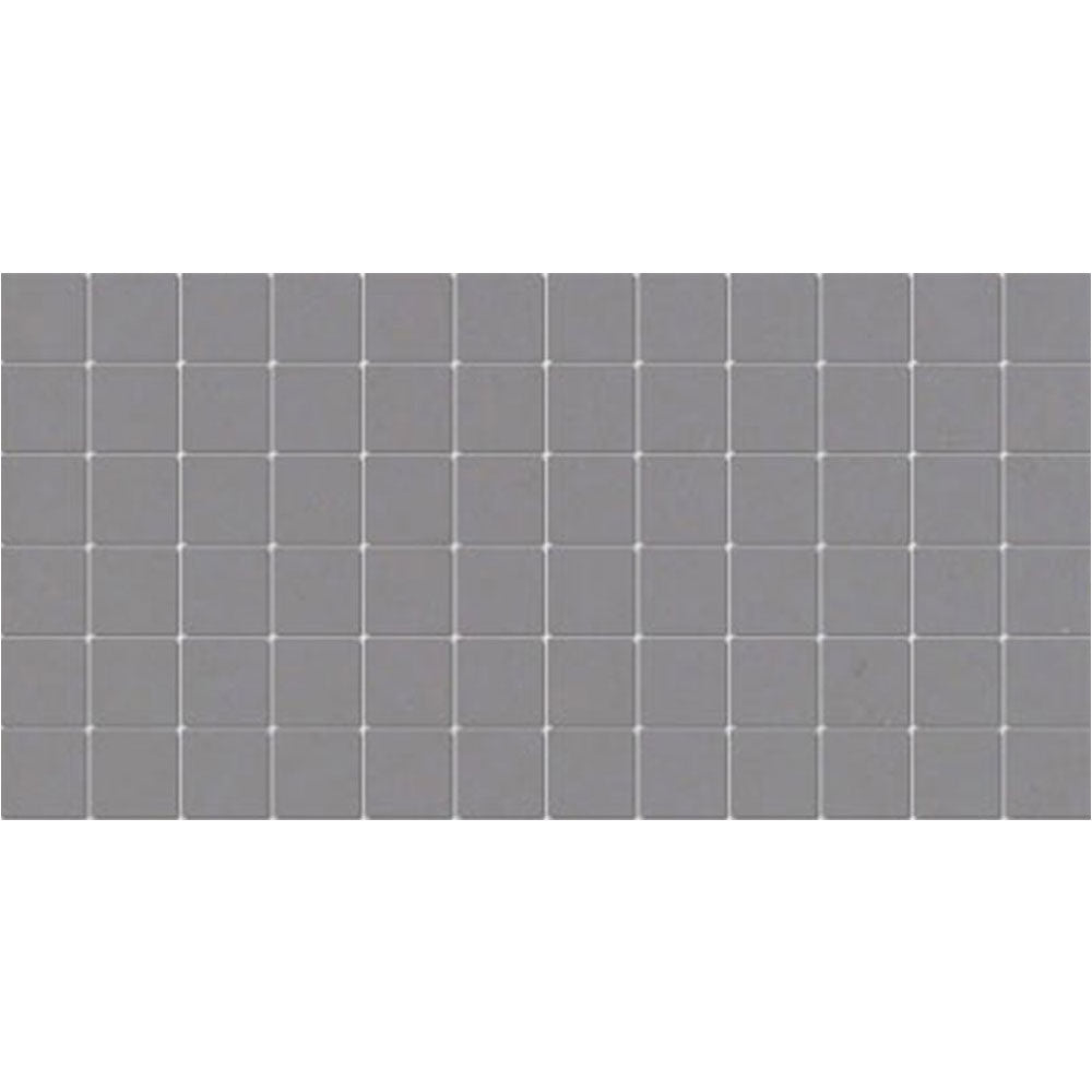 American Olean Color Story 12" X 24" Dot mounted Mosaic Matte Storm Grey