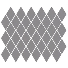 American Olean Color Story 12" X 13" Harlequin Dot mounted Mosaic Matte Storm Grey