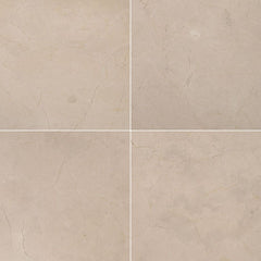 MS International Natural Stone Marble 24" x 24" Polished Crema Marfil Select 14.9mm