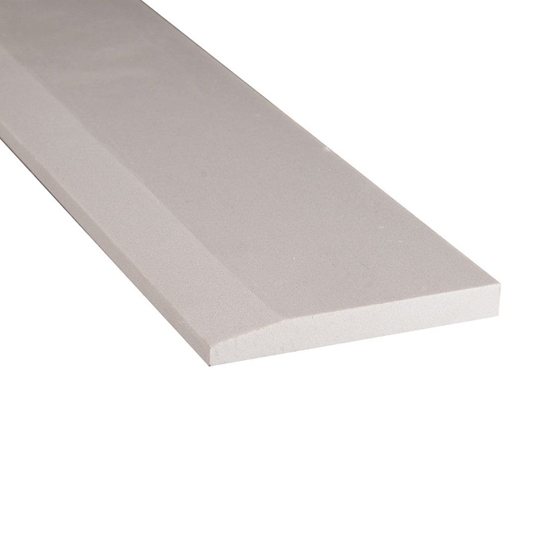 MS International Marble 5" x 30" Hollywood Threshold White