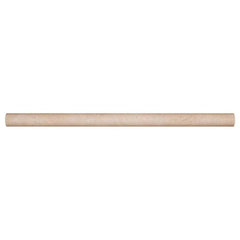 MS International Travertine 0.75" x 0.75" Pen Molding Ivory