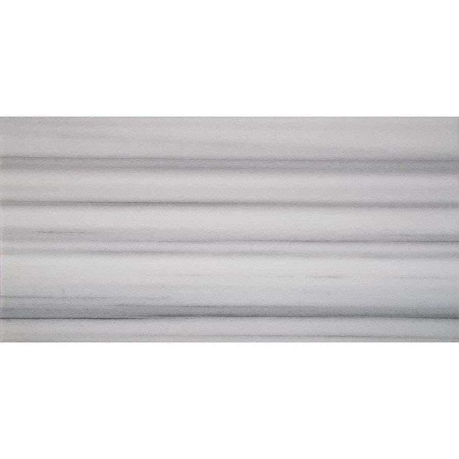 MS International Natural Stone Marble 12" x 24" Polished Marmara White