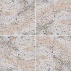 MS International Travertine 12" x 12" HF Silver