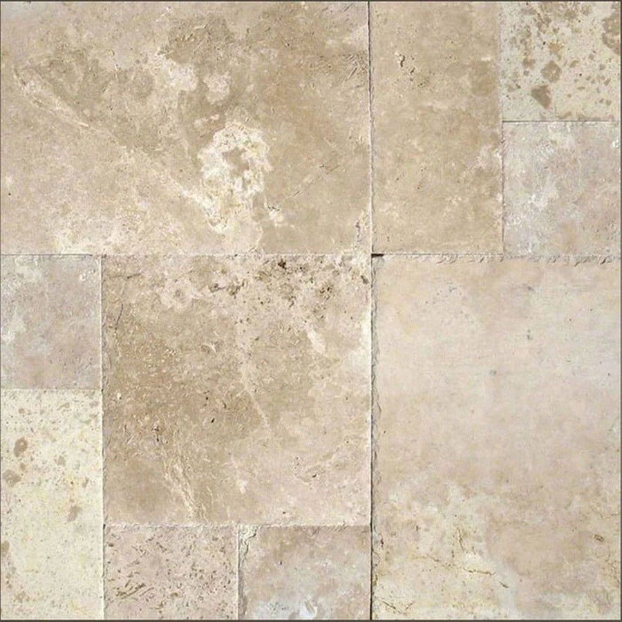 MS International Travertine 12" x 12" HUFC Versailles Pattern Tuscany Storm