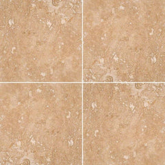 MS International Travertine 12" x 12" HF Tuscany  Walnut