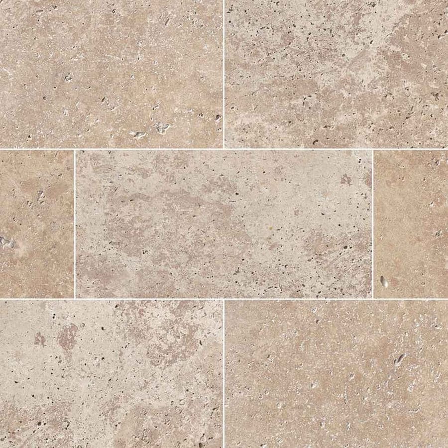 MS International Travertine 12" x 24" Tuscany Walnut