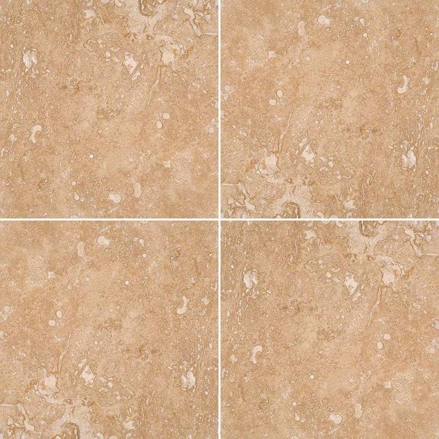 MS International Travertine 18" x 18" Tuscany Walnut