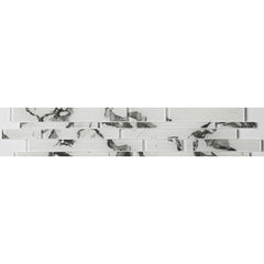 Emser Zen 6" x 24" Mosaic Bliss Sensei White