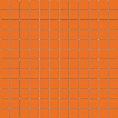American Olean ClearFace Mount 12" X 12" Mosaic Orange Fizz