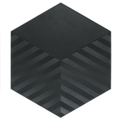 Daltile Stare Electric 5" X 6" Tread Volt Carbon