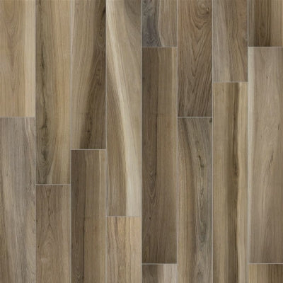 Chesapeake Mayan 6" x 36" Porcelain Floor Plank Walnut