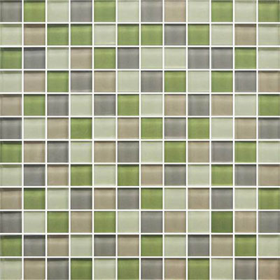 American Olean Color Appeal 11.75" X 11.75" Glass Mosaics Willow Brook