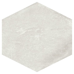 American Olean Solstice 8"  Hexagon Winter White