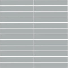 Daltile Color Wheel Mosaic 1'' x 6'' Straight 12'' x 10'' Matte Matte Desert Gray