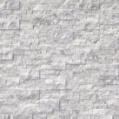 MS International Rockmount 6" x 18" SplitFace Ledger Corner Arabescato Carrara